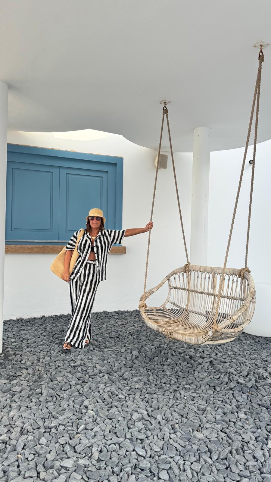 Solana Raffia beach Bag