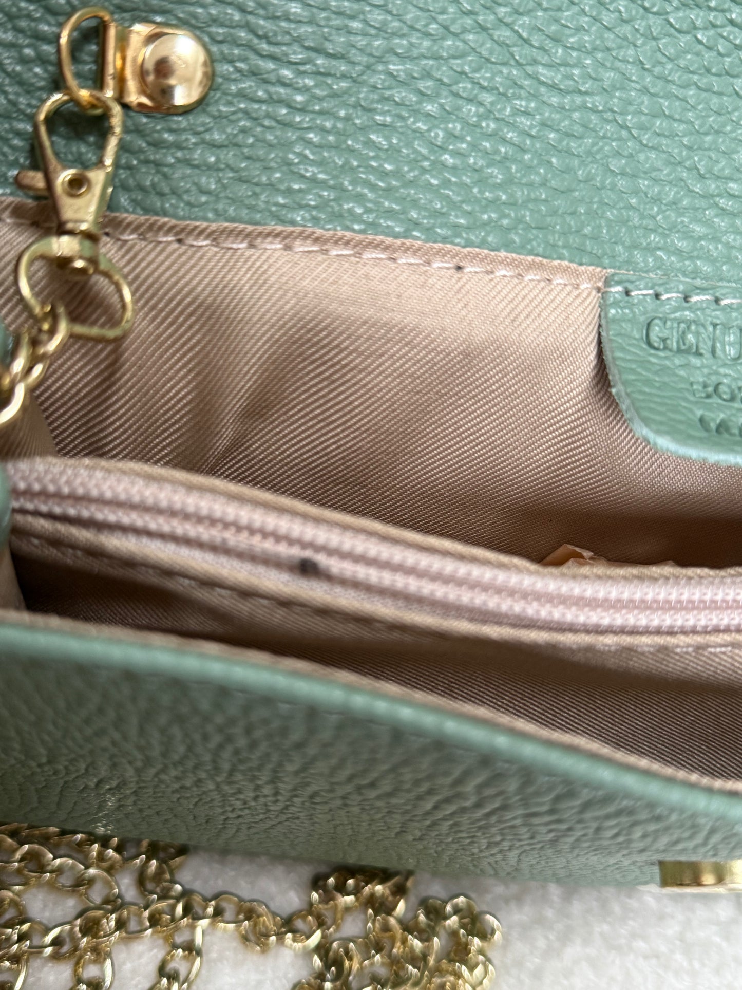 Leather Clutch crossbody bag