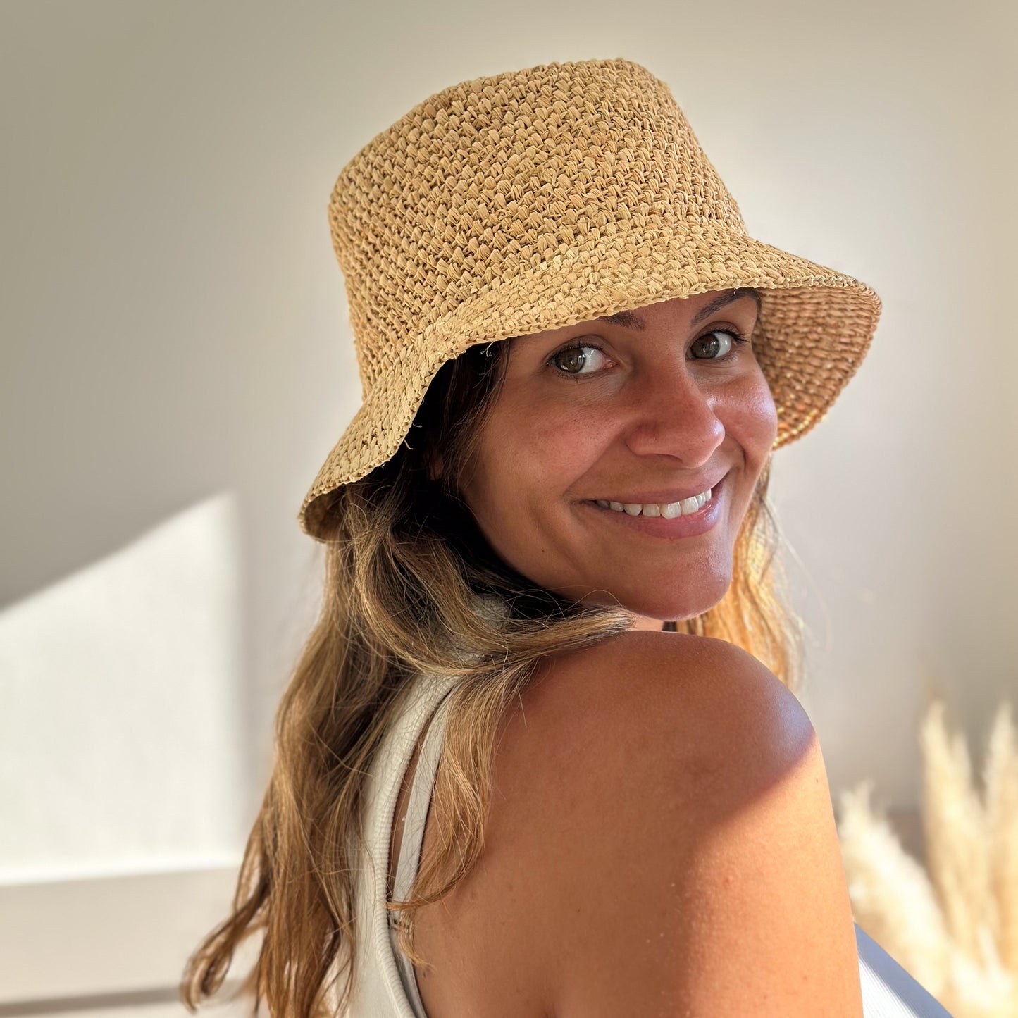 Raffia Bucket Hat