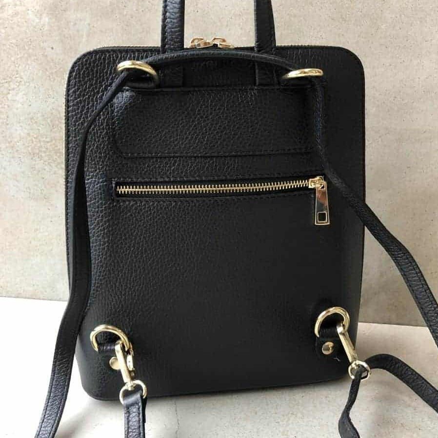 Samantha Leather Backpack Personalised - OLIVIA AND GRAY LTD