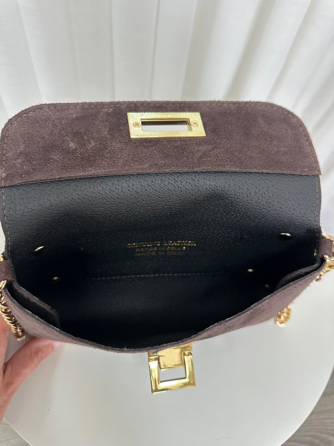 SAMPLE SALE - Suede Clutch Bag