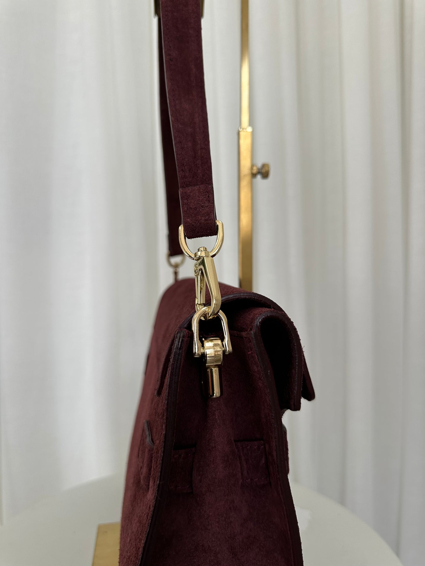 SAMPLE SALE - Suede Flap Bag