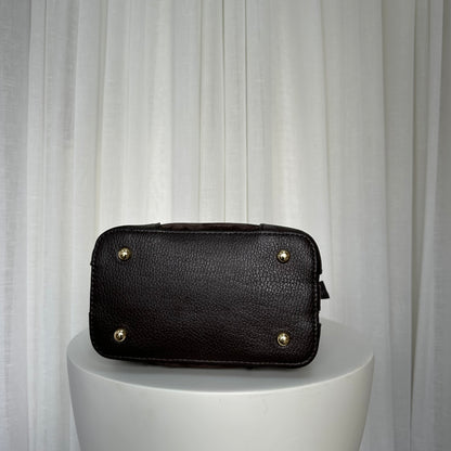SAMPLE SALE - Suede Brown Bucket Bag
