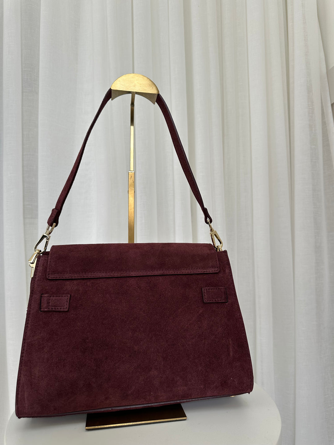 SAMPLE SALE - Suede Flap Bag