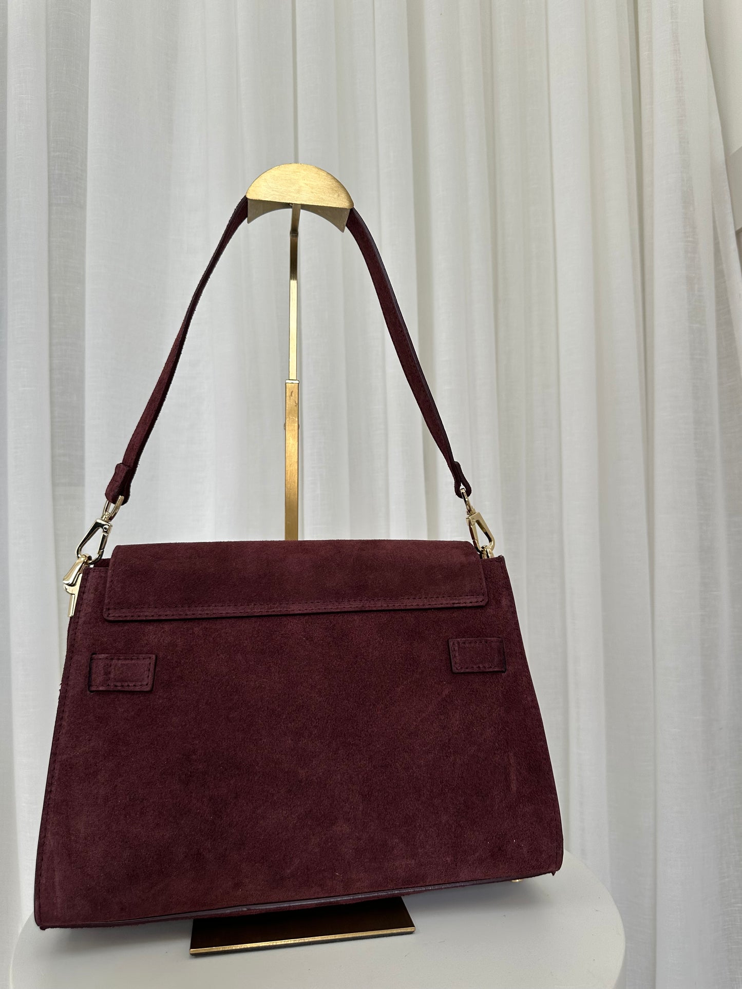 SAMPLE SALE - Suede Flap Bag