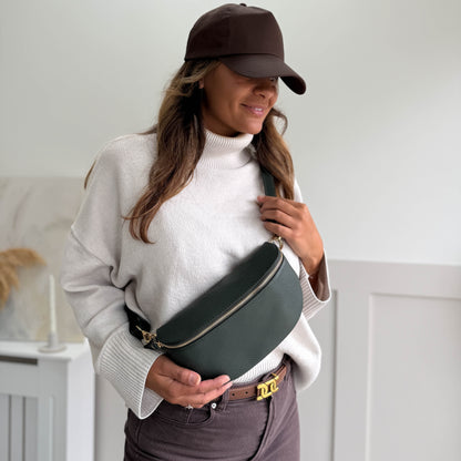 Billie Personalised Leather Waist Bag