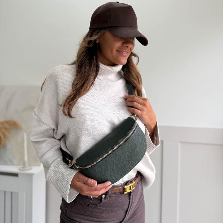 Billie Personalised Leather Waist Bag