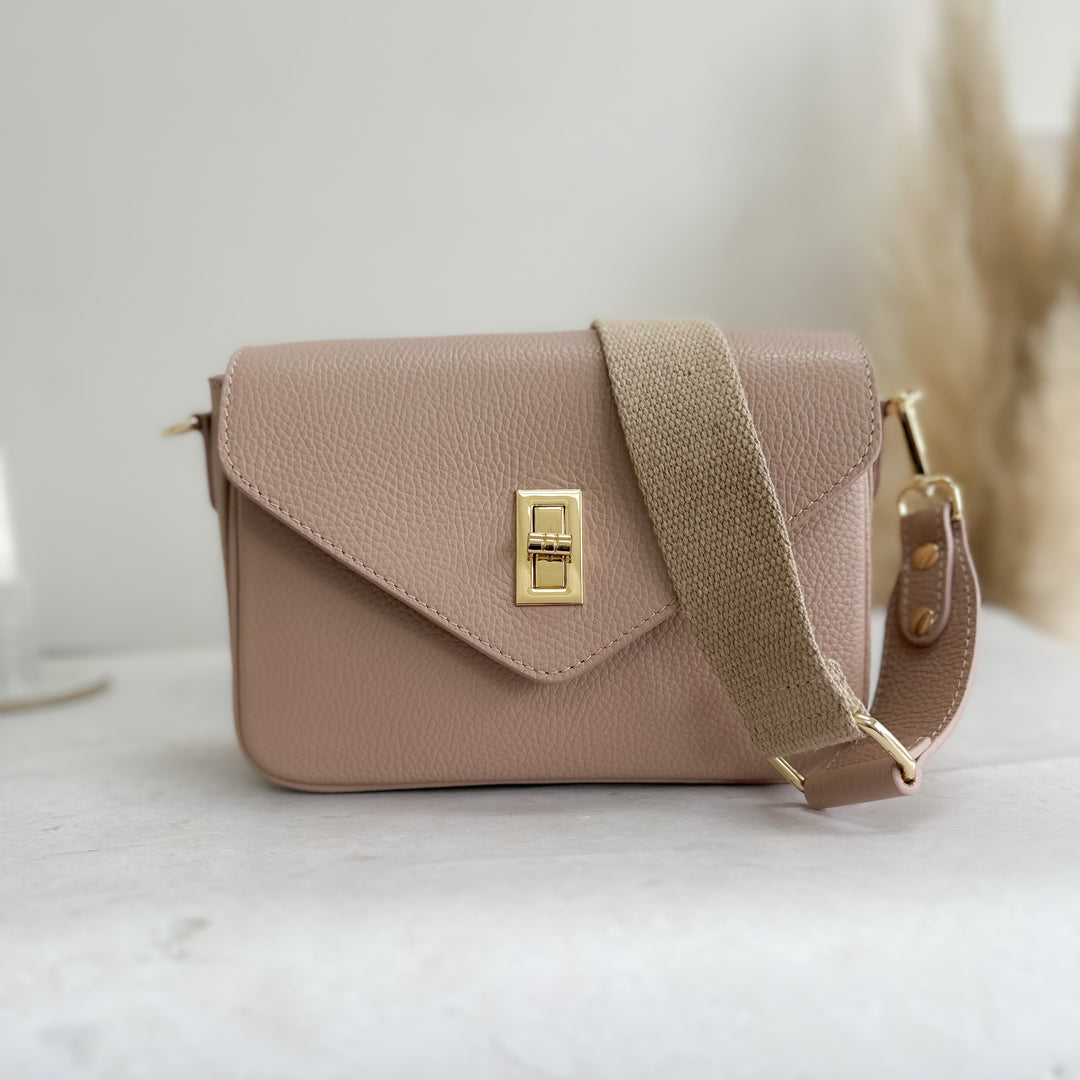 Martine Leather Crossbody Bag