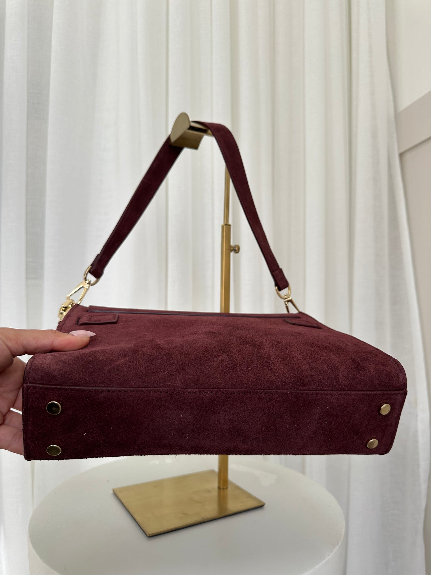 SAMPLE SALE - Suede Flap Bag