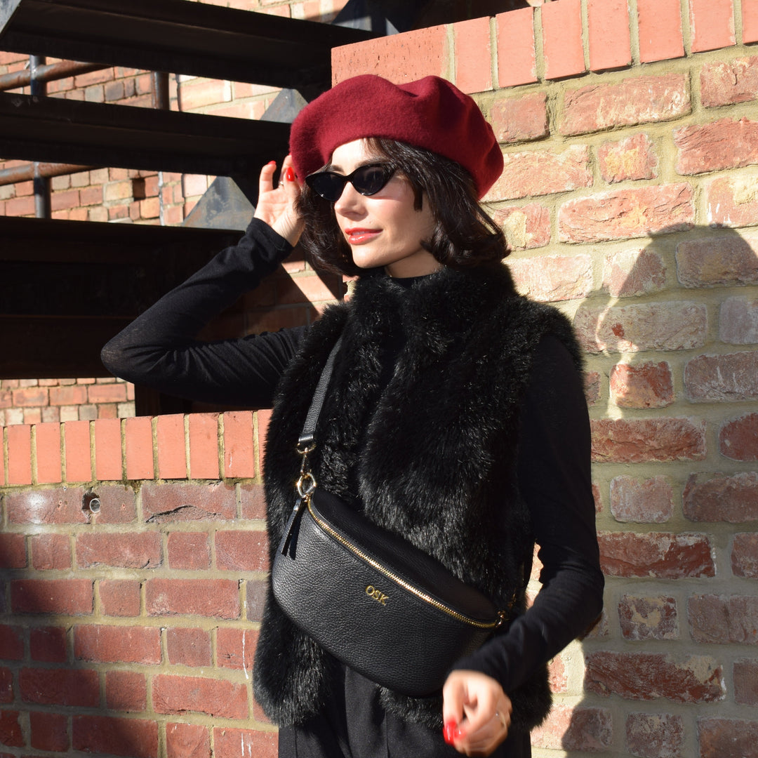 Billie Personalised Leather Waist Bag