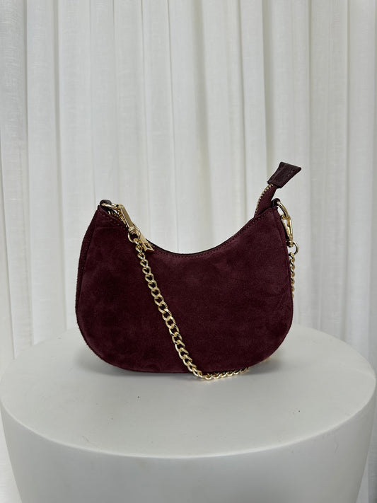 SAMPLE SALE - Suede Mini Crossbody bag