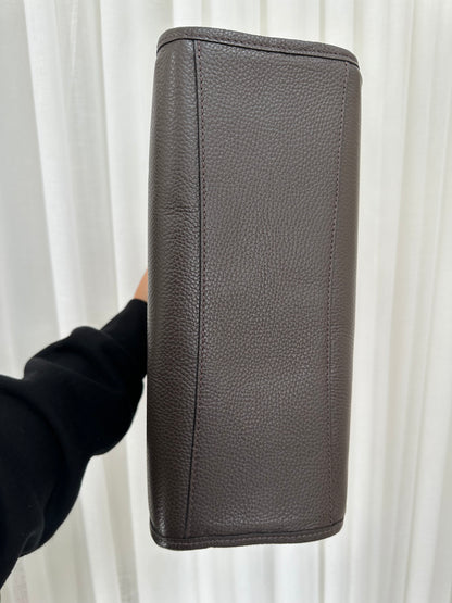 Sample Midi Leather Tote Bag and purse Chestnut Brown