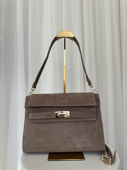 SAMPLE SALE - Suede Flap Bag