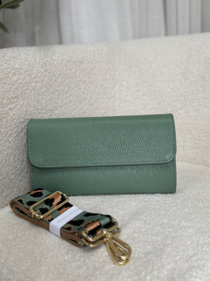 Leather Clutch crossbody bag