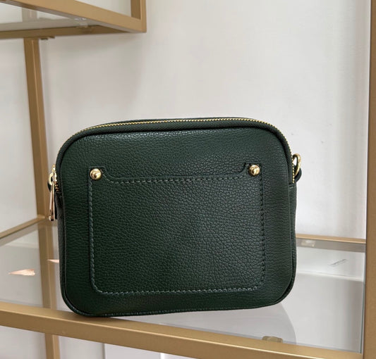 Elizabeth Leather Crossbody Bag - Racing Green