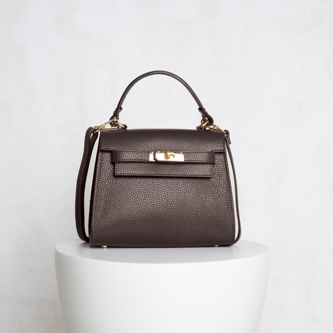 Grace Leather Top handle Crossbody Bag