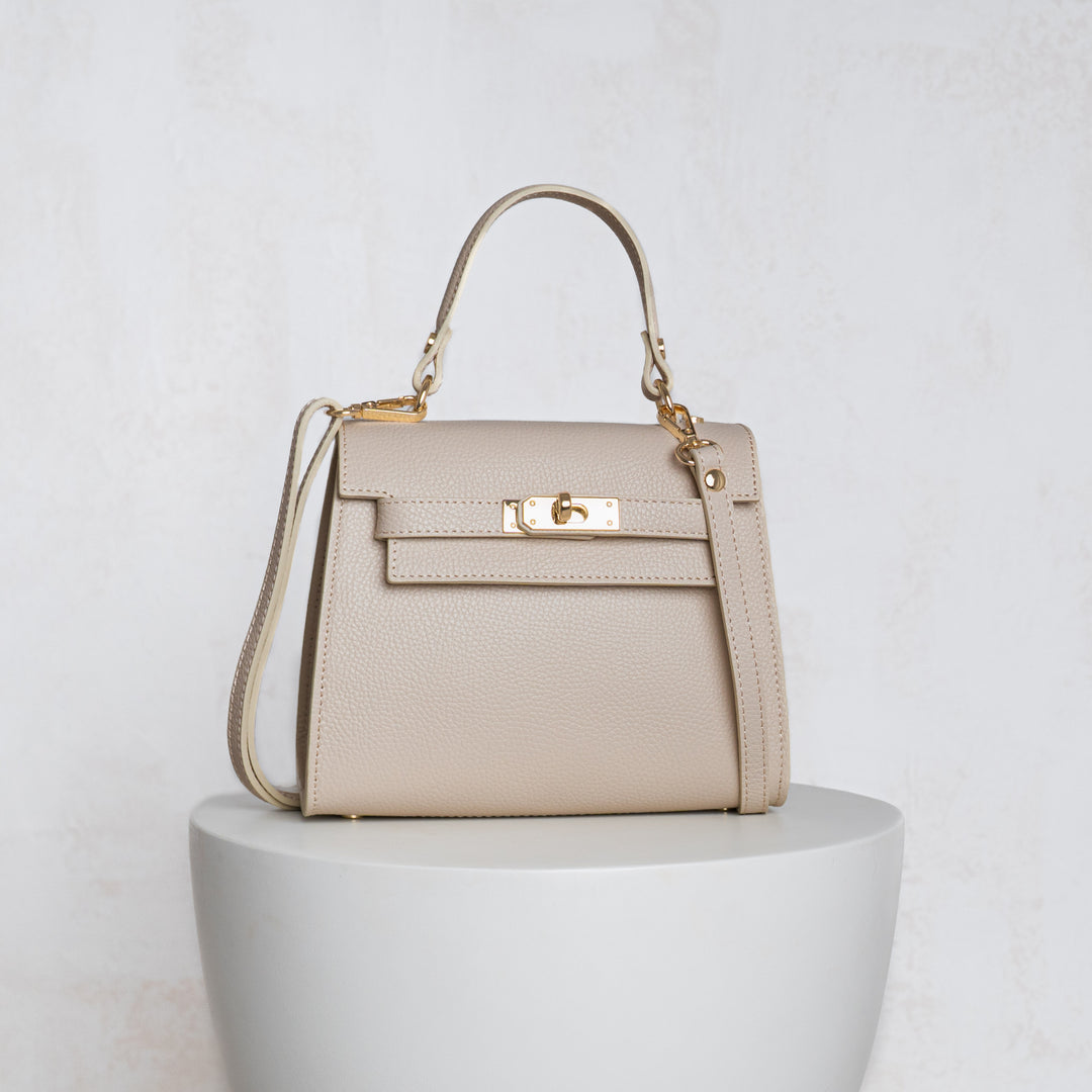Grace Leather Top handle Crossbody Bag