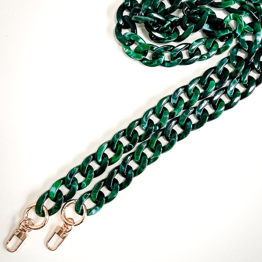 Detachable Colourful Chain Bag Strap | Acrylic Chain Strap
