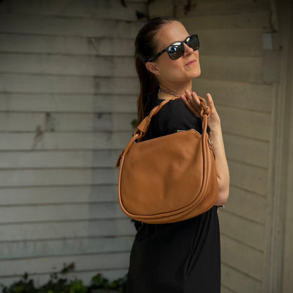 Nicole Leather Crossbody Bag