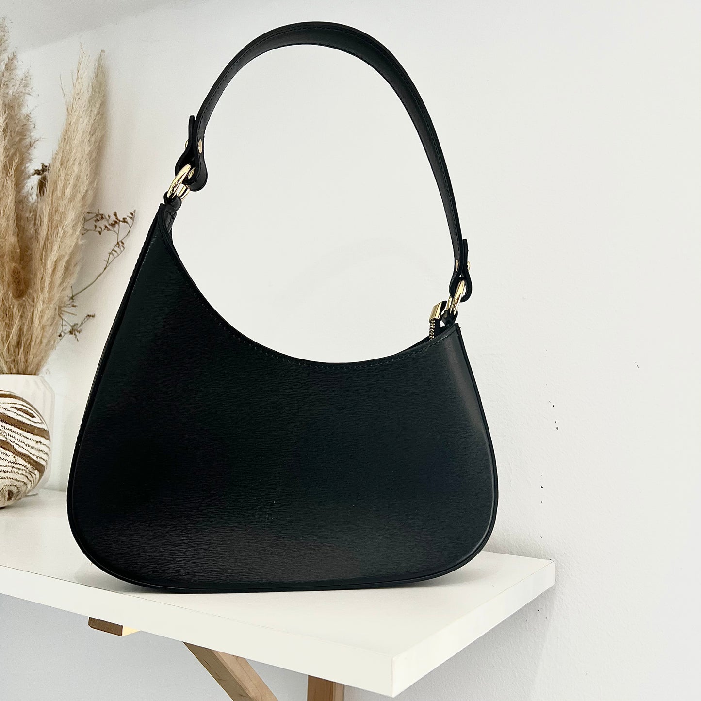 Selene Leather Shoulder Bag - SAMPLE