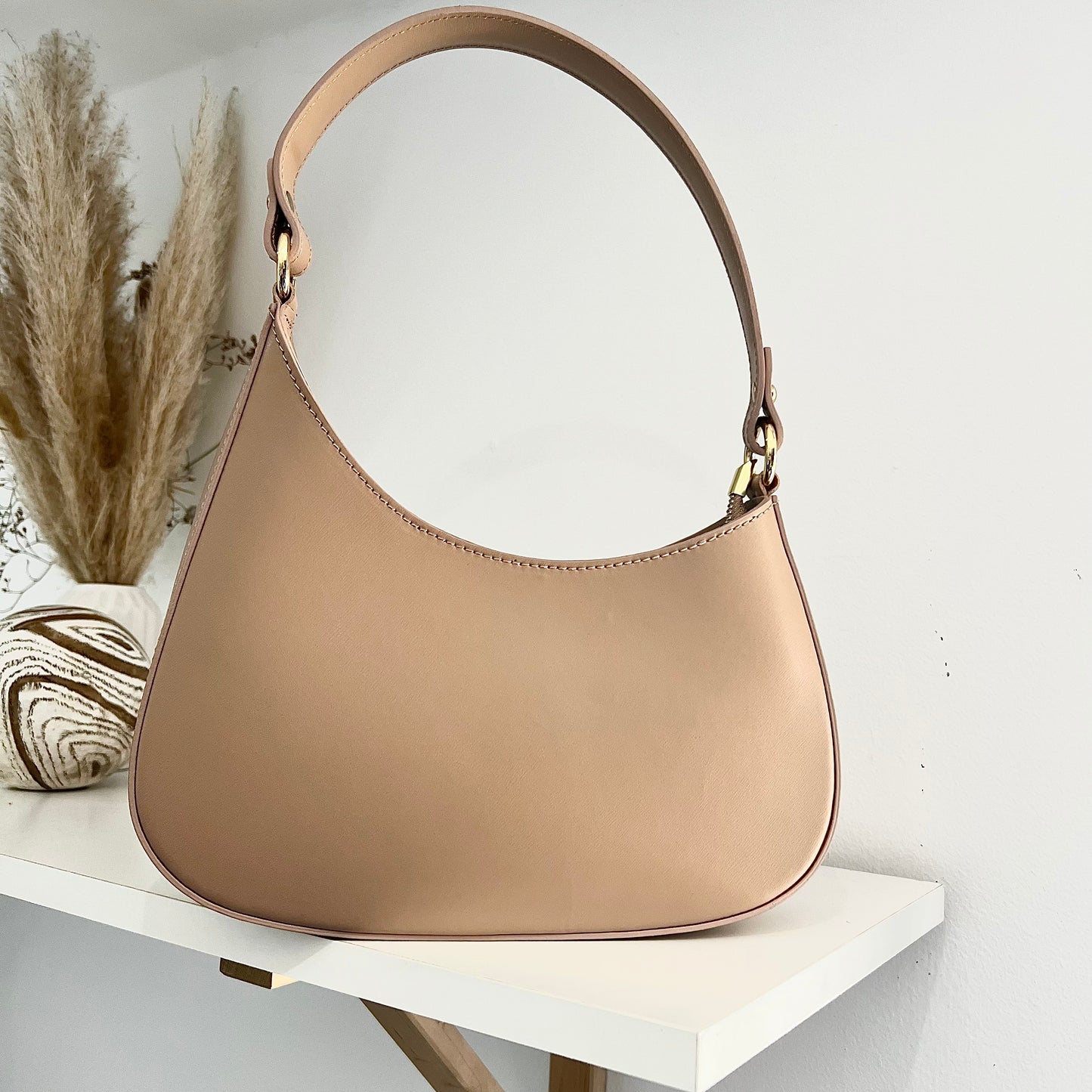 Selene Leather Shoulder Bag - SAMPLE