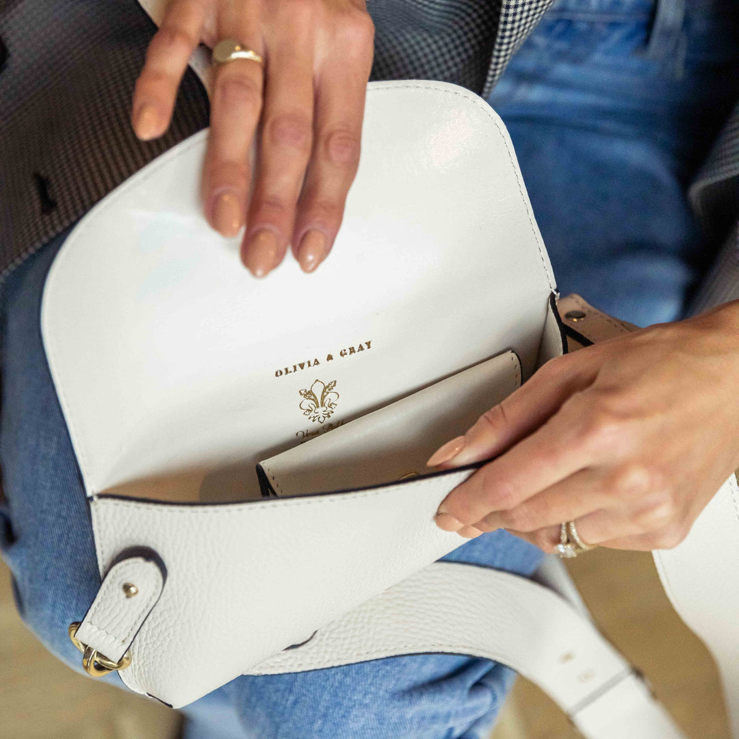 Arabella Maxi Leather Crossbody Bag