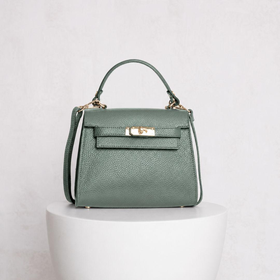 Grace Leather Top handle Crossbody Bag