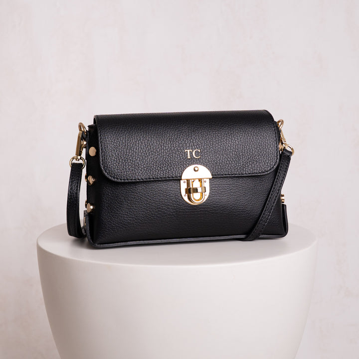 Millie Personalised Leather Crossbody Bag