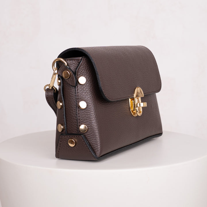 Millie Personalised Leather Crossbody Bag
