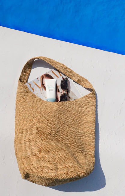 Solana Raffia beach Bag