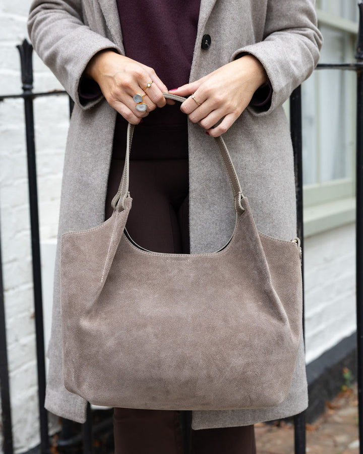 Erin Suede Large Tote Bag