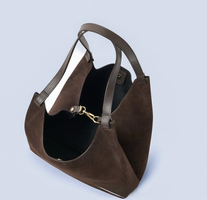 Erin Suede Large Tote Bag