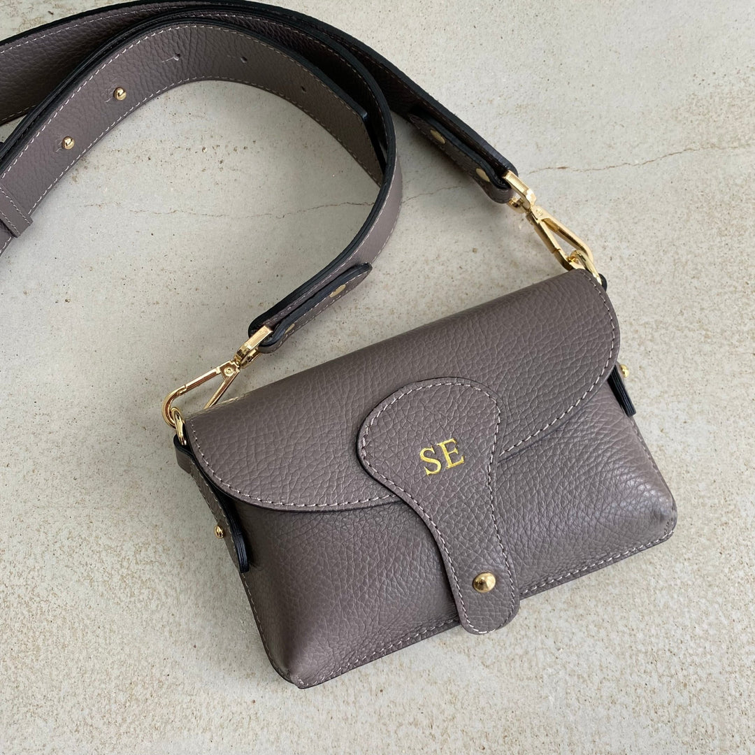 Arabella Leather Mini Crossbody Bag - OLIVIA AND GRAY LTD