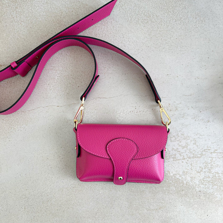 Arabella Leather Mini Crossbody Bag - OLIVIA AND GRAY LTD