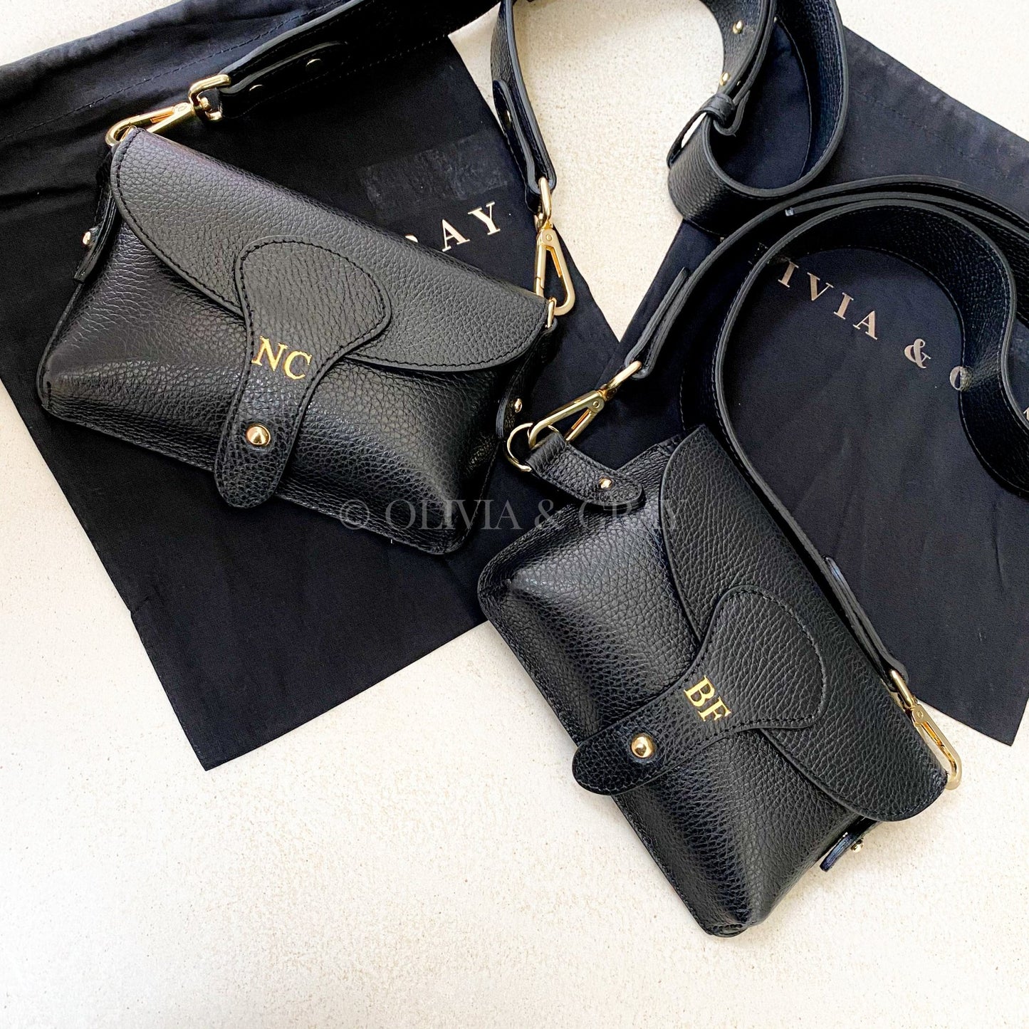 Arabella Leather Mini Crossbody Bag - OLIVIA AND GRAY LTD