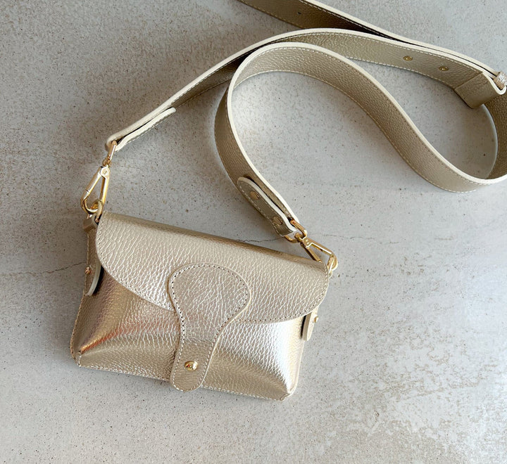 Arabella Leather Mini Crossbody Bag - OLIVIA AND GRAY LTD