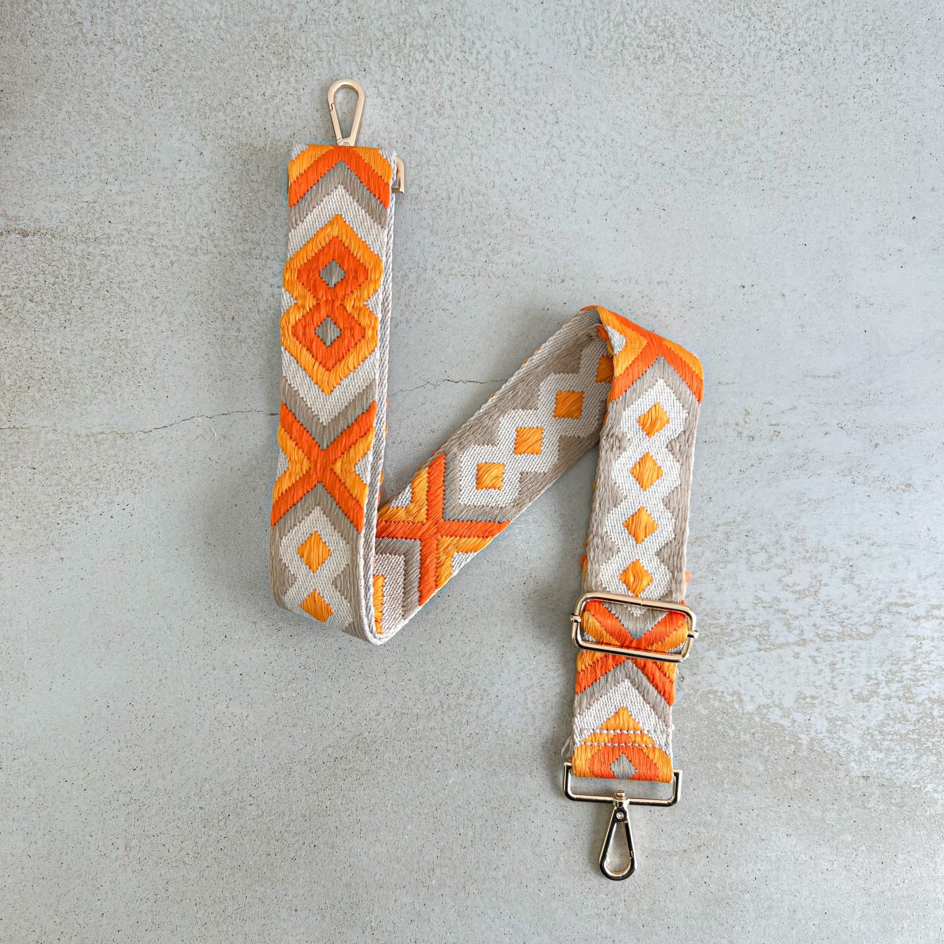 Aztec Pattern Detachable Bag Straps - OLIVIA AND GRAY LTD