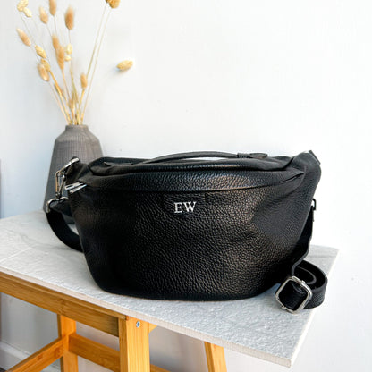 Cleo Large Leather BumBag - OLIVIA AND GRAY LTD