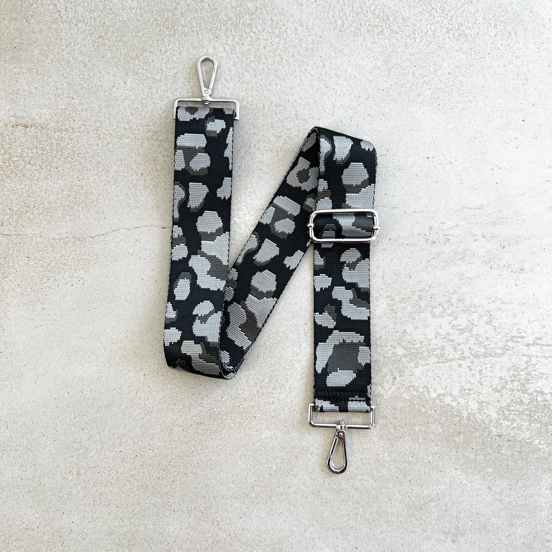 Pattern Bag Straps Silver Hardware - OLIVIA AND GRAY LTD