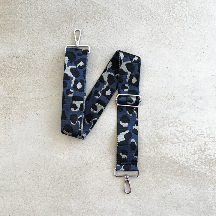 Pattern Bag Straps Silver Hardware - OLIVIA AND GRAY LTD