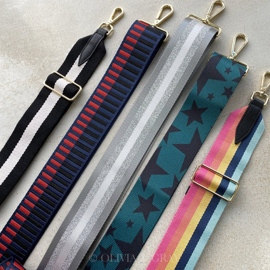 Patterned Stylish Detachable Bag Straps - OLIVIA AND GRAY LTD