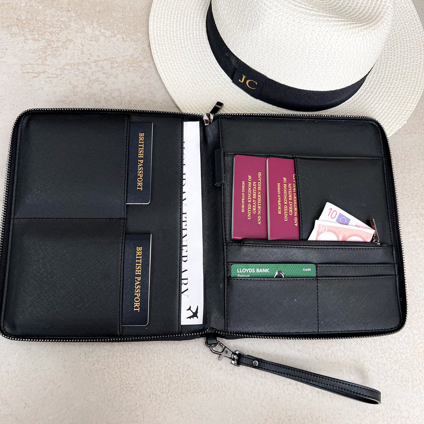Personalised Family Travel Document Holder - OLIVIA AND GRAY LTD