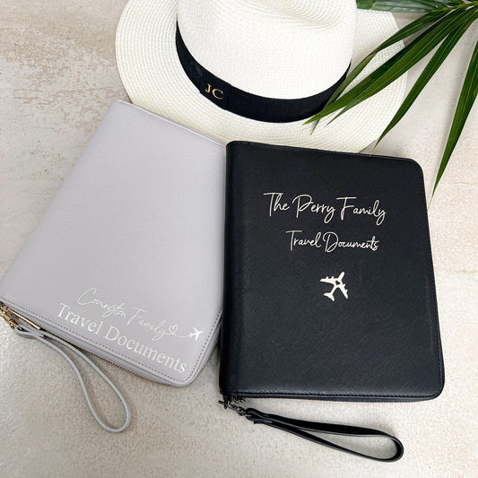 Personalised Family Travel Document Holder - OLIVIA AND GRAY LTD