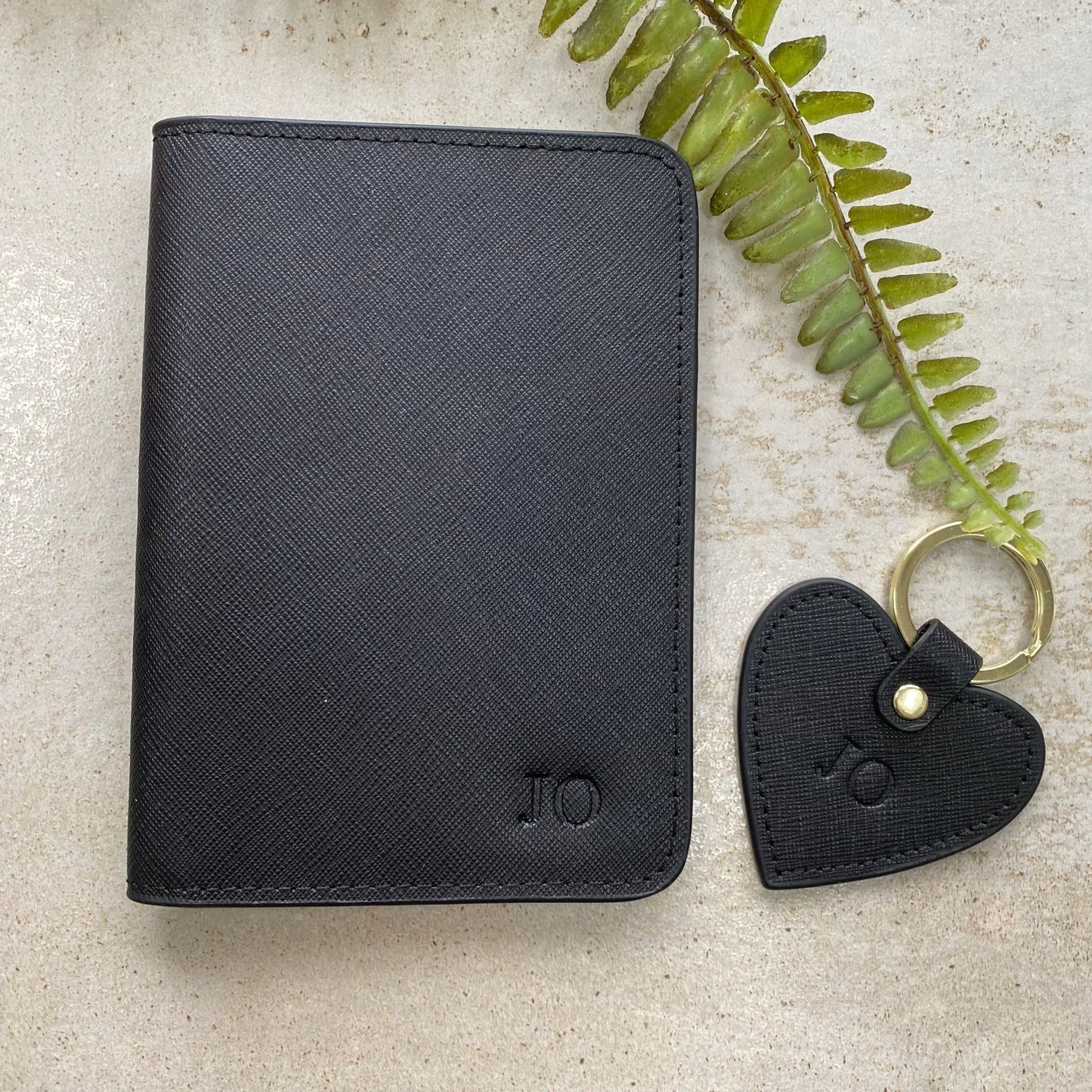 Personalised Leather Passport Holder - OLIVIA AND GRAY LTD