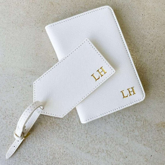 Personalised Passport Holder and Tag Set - OLIVIA AND GRAY LTD