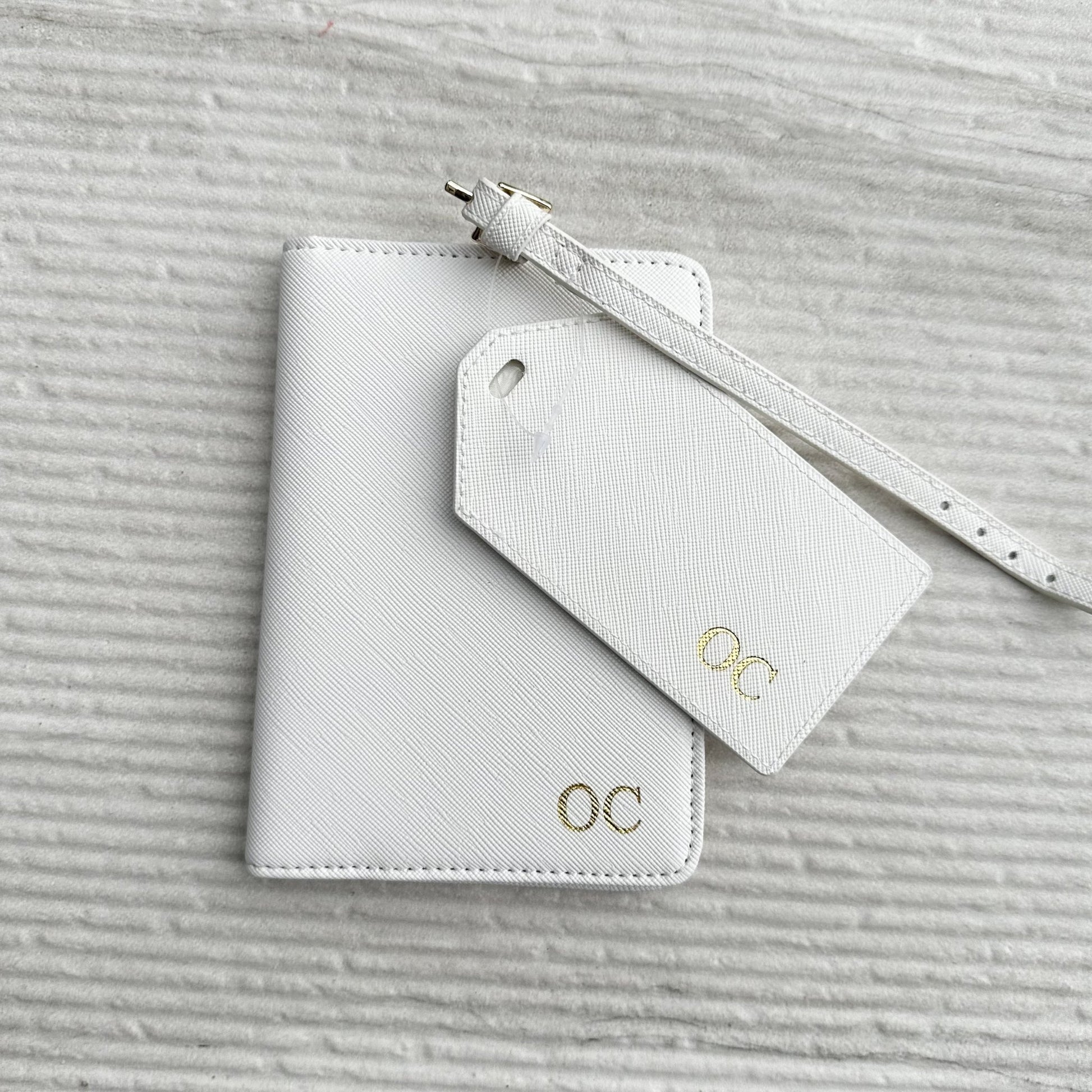 Personalised Passport Holder and Tag Set - OLIVIA AND GRAY LTD