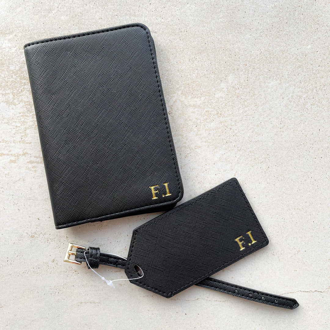 Personalised Passport Holder and Tag Set - OLIVIA AND GRAY LTD
