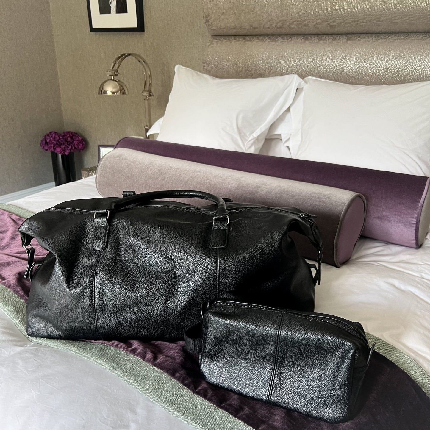 Personalised Travel Weekend Holdall Bag - OLIVIA AND GRAY LTD