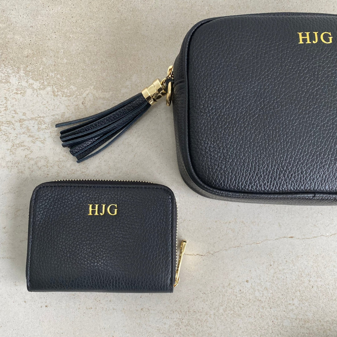 Sash Personalised Leather Purse - OLIVIA AND GRAY LTD