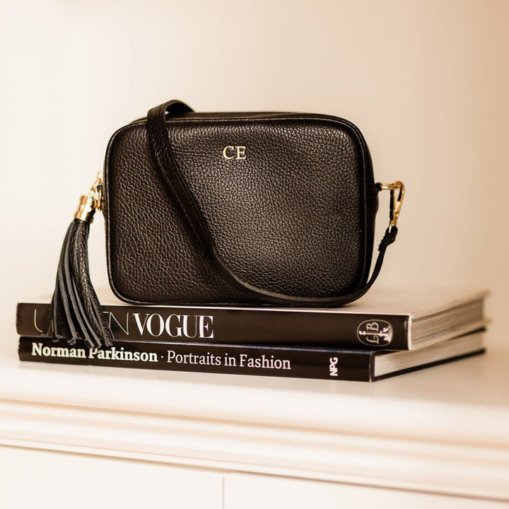 Saskia Personalised Leather Crossbody Bag - OLIVIA AND GRAY LTD